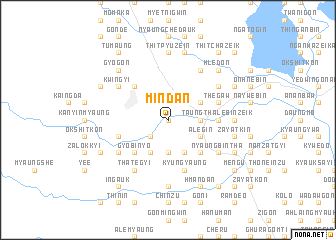 map of Mindan