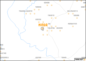 map of Minda