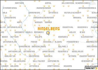 map of Mindelberg