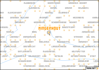 map of Minderhout