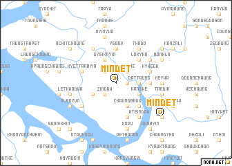 map of Mindet