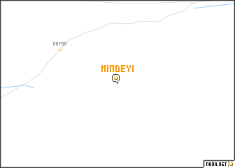 map of Mindeyi