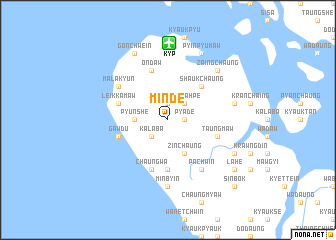 map of Minde