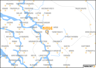 map of Minde