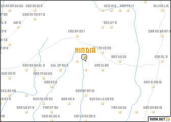 map of Mindia