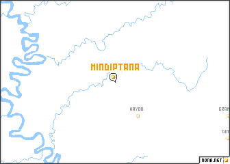 map of Mindiptana