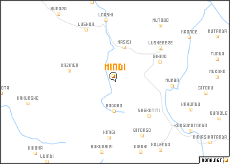 map of Mindi