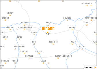 map of Mîndra