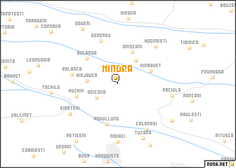 map of Mîndra