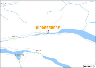 map of Mindresunde