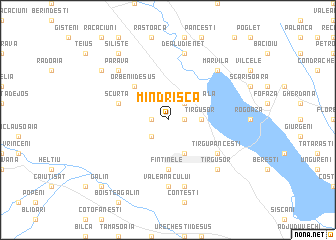 map of Mîndrişca