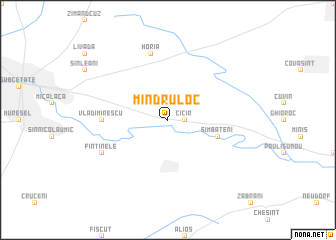 map of Mîndruloc
