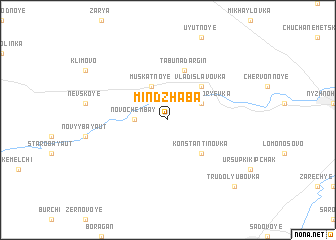 map of Min-Dzhaba