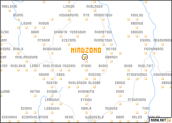 map of Mindzomo