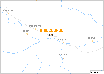 map of Mindzoukou