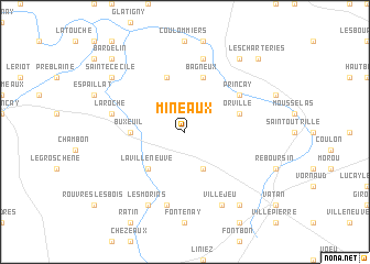 map of Mineaux