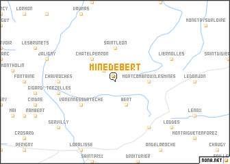 map of Mine de Bert