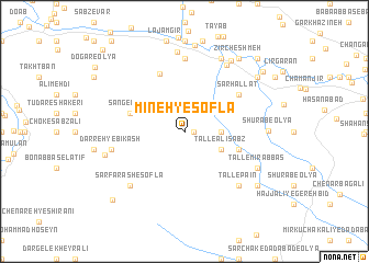 map of Mīneh-ye Soflá