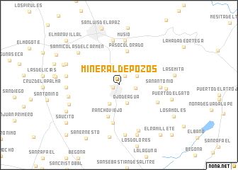 map of Mineral de Pozos