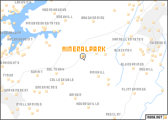 map of Mineral Park