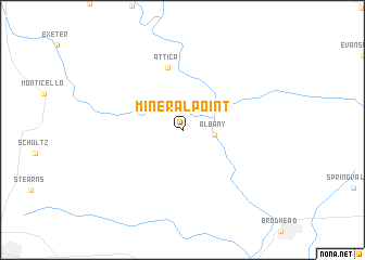 map of Mineral Point