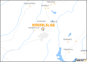 map of Mineral Slide