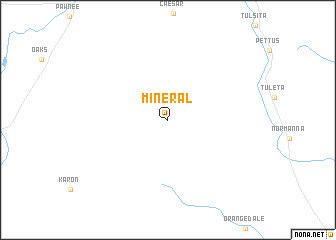 map of Mineral