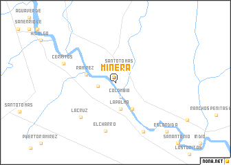 map of Minera