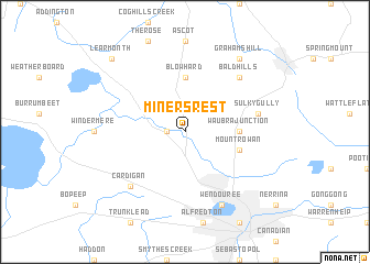 map of Miners Rest