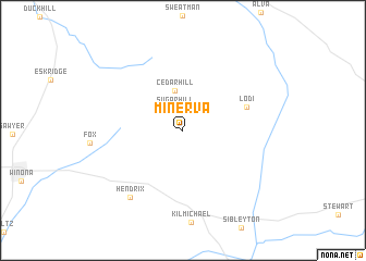 map of Minerva