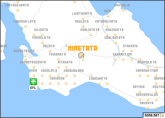 map of Minetáta