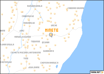 map of Minete