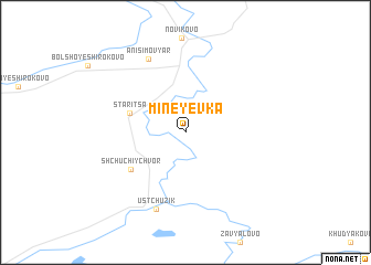map of Mineyevka
