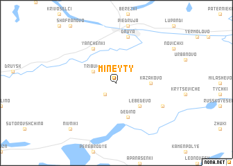 map of Mineyty