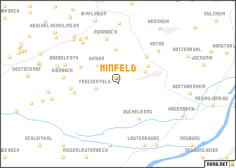 map of Minfeld