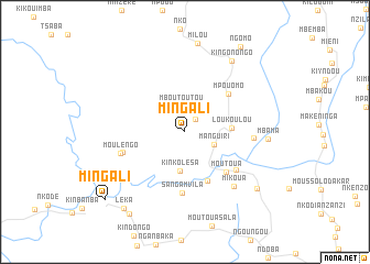 map of Mingali