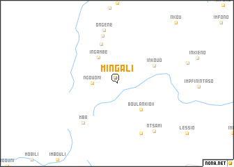 map of Mingali