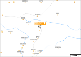 map of Mingali