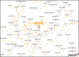 map of Mīngal