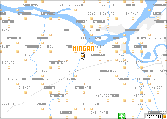 map of Mingan