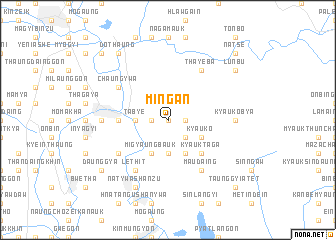 map of Mingan