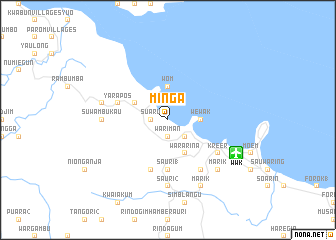 map of Minga