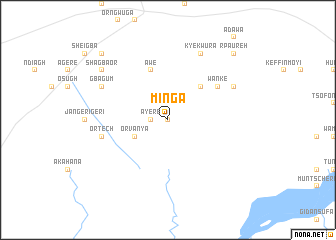 map of Minga