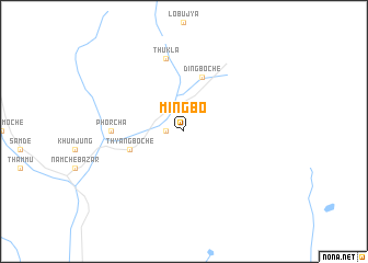 map of Mingbo