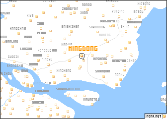 map of Mingdong