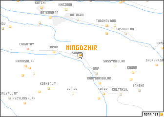 map of Mingdzhir