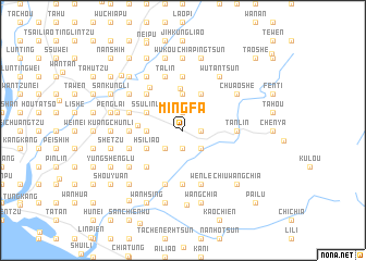 map of Ming-fa