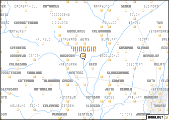 map of Minggir