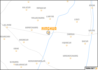 map of Minghua