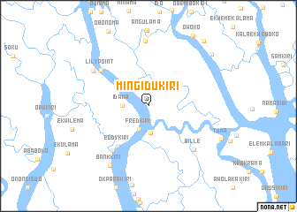 map of Mingidukiri